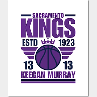 Sacramento Kings Murray 13 Basketball Retro Posters and Art